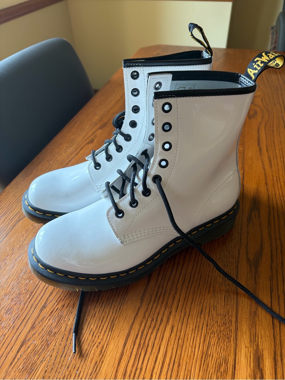 Dr. Martens 1460 White Boots